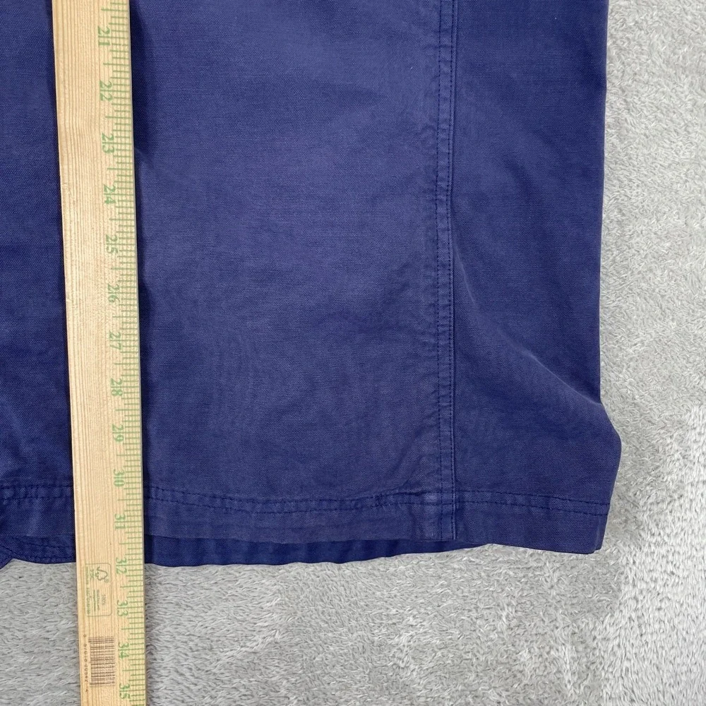 Polo Ralph Lauren Chore Jacket Mens XL Blue Canvas Corduroy Collar Barn Coat